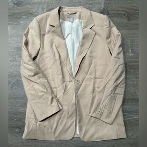 H&M blush blazer